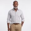The Hampton Check Shirt, Mens Formal Dress Shirts For Office Business, Wedding Suit & Casual. Long Sleeve, Single or Double Cuff. Grey. (Discontinued Style, Very Limited Stocks, On Sale Great Buy) - Thumbnail Image 2