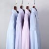 The Canterbury Self Stripe Mens Pink Shirt, Business Formal Dress Office Wedding, Single & Double Cuff Option. (Discontinued Style) - Thumbnail Image 13