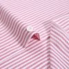 Crayo'ola Red - Mens Long Sleeve Stripe Oxford Shirt. The Kensington Button Down Collar & Pocket. Authentic Oxford Fabric - Thumbnail Image 9