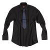 The London Plain Mens Shirt, Regular Fit, Classic Formal Dress Wear, Single & Double Cuff Option, Black - Thumbnail Image 5
