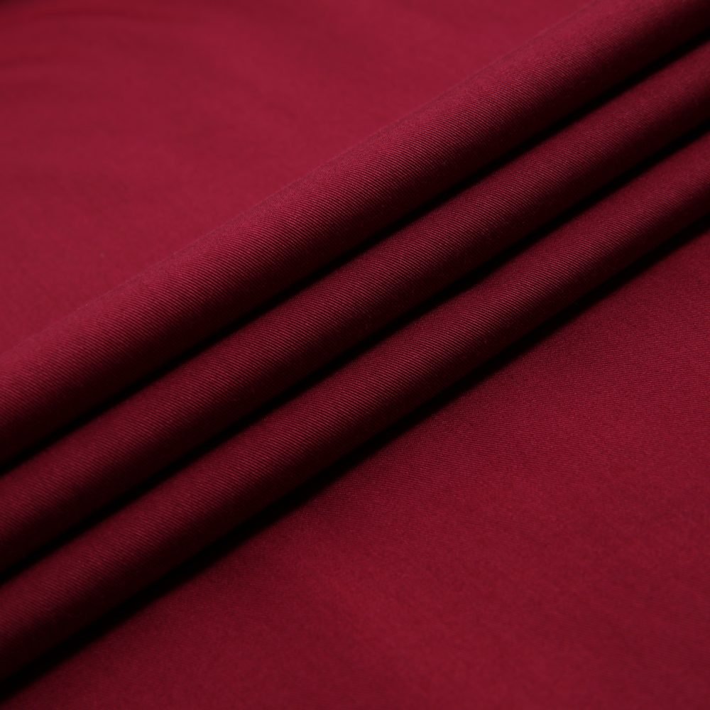 The London Plain Mens Shirt, Regular Fit, Classic Formal Dress Wear, Single & Double Cuff Option, Burgundy - Image 12