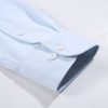 Mens English Oxford Shirt Button Down. Casual Office Work Weekender by Janeo British Apparel. Jordy Sky Blue - Thumbnail Image 9