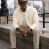 Mens English Oxford Shirt Button Down. Casual Office Work Weekender by Janeo British Apparel. Mellow Lemon - Thumbnail Image 2