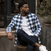 Mens Tartan Check Shirts Lumberjack Flannel Style by Janeo British Apparel. Moody Blues Navy - Thumbnail Image 2