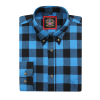 Mens Tartan Check Shirts Lumberjack Flannel Style by Janeo British Apparel. Bring Back My Turquoise - Thumbnail Image 6