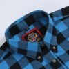 Mens Tartan Check Shirts Lumberjack Flannel Style by Janeo British Apparel. Bring Back My Turquoise - Thumbnail Image 7