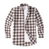 Mens Tartan Check Shirts Lumberjack Flannel Style by Janeo British Apparel. Brownstone Bobby - Thumbnail Image 4