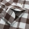 Mens Tartan Check Shirts Lumberjack Flannel Style by Janeo British Apparel. Brownstone Bobby - Thumbnail Image 8