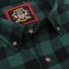 Mens Tartan Check Shirts Lumberjack Flannel Style by Janeo British Apparel. Brunswick Racing Green - Thumbnail Image 7