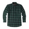 Mens Tartan Check Shirts Lumberjack Flannel Style by Janeo British Apparel. Brunswick Racing Green - Thumbnail Image 4