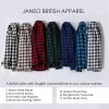 Mens Tartan Check Shirts Lumberjack Flannel Style by Janeo British Apparel. Brunswick Racing Green - Thumbnail Image 10