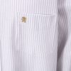 Cool Grey - Mens Long Sleeve Stripe Oxford Shirt. The Kensington Button Down Collar & Pocket. Authentic Oxford Fabric - Thumbnail Image 6