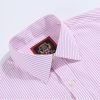Windsor Fine Stripe Formal Shirt, Double & Single Cuff Long Sleeve, Traditional Tailoring, Casual, Special Occasion. Pink - Thumbnail Image 11