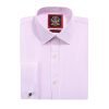 Windsor Fine Stripe Formal Shirt, Double & Single Cuff Long Sleeve, Traditional Tailoring, Casual, Special Occasion. Pink - Thumbnail Image 7