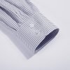 Windsor Fine Stripe Formal Shirt, Double & Single Cuff Long Sleeve, Traditional Tailoring, Casual, Special Occasion. Grey - Thumbnail Image 8