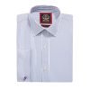 Windsor Fine Stripe Formal Shirt, Double & Single Cuff Long Sleeve, Traditional Tailoring, Casual, Special Occasion. Grey - Thumbnail Image 6