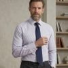 Windsor Fine Stripe Formal Shirt, Double & Single Cuff Long Sleeve, Traditional Tailoring, Casual, Special Occasion. Grey - Thumbnail Image 5