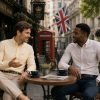 Twin Pack of Plain & Strips Shirts, The English Oxford Mens Long Sleeve Shirt, Button Down Collar & Pocket. Mellow Lemon - Thumbnail Image 3