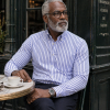 The Elizabeth Stripes Shirts, Mens Oxford Stripe Shirt Button Down Collar Office or Casual, (Denim Blue | White Stripe) - Thumbnail Image 3