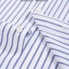 The Elizabeth Stripes Shirts, Mens Oxford Stripe Shirt Button Down Collar Office or Casual, (Ocean Blue | White Stripe) - Thumbnail Image 9