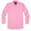The Elizabeth Stripes Shirts, Mens Oxford Stripe Shirt Button Down Collar Office or Casual, (Vintage Pink | Bold Stripe) - Thumbnail Image 6