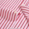 The Elizabeth Stripes Shirts, Mens Oxford Stripe Shirt Button Down Collar Office or Casual, (Warming Red | White Stripe) - Thumbnail Image 9