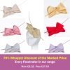 Mini Domed Single Bow Fascinator Hat in all Satin Fabric.Classic Minimalist Formal & Elegant Hatinator.6 Classic Colours – Ivory - Thumbnail Image 2