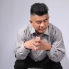 The London Plain Mens Shirt, Regular Fit, Classic Formal Dress Wear, Single & Double Cuff Option, Peach - Thumbnail Image 3