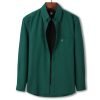 Mens English Oxford Shirt Button Down. Casual Office Work Weekender by Janeo British Apparel. Green - Thumbnail Image 7