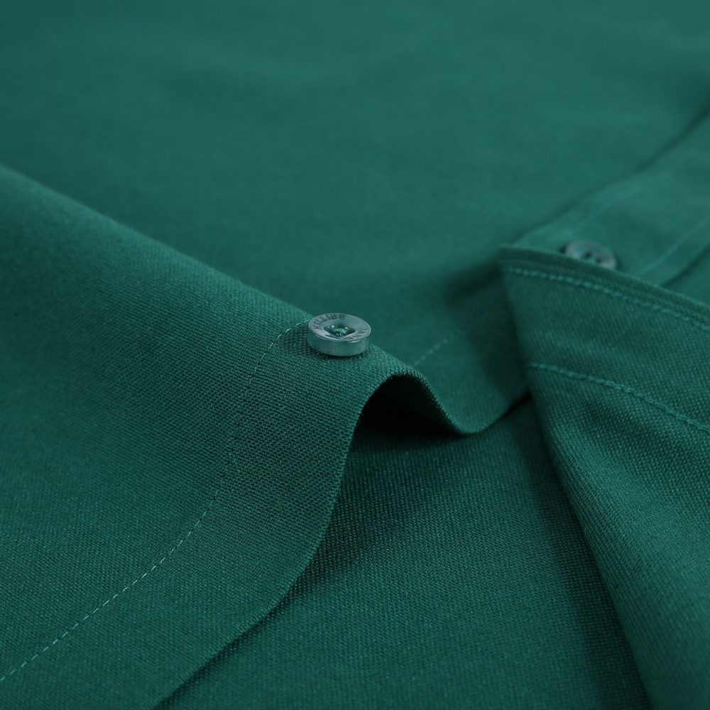 Mens English Oxford Shirt Button Down. Casual Office Work Weekender by Janeo British Apparel. Green - Image 10