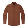Mens English Oxford Shirt Button Down. Casual Office Work Weekender by Janeo British Apparel. Mocha Brown - Thumbnail Image 6