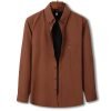 Mens English Oxford Shirt Button Down. Casual Office Work Weekender by Janeo British Apparel. Mocha Brown - Thumbnail Image 7