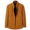 Mens English Oxford Shirt Button Down. Casual Office Work Weekender by Janeo British Apparel. Mustard - Thumbnail Image 7