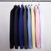 Graphite Dark Grey, Men's Semi Slim Fit Formal Shirt, Cotton Rich Stretch Fabric with Elastane, Crease Resistant - Thumbnail Image 15