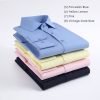 Graphite Dark Grey, Men's Semi Slim Fit Formal Shirt, Cotton Rich Stretch Fabric with Elastane, Crease Resistant - Thumbnail Image 14
