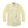 Yellow Lemon, Men's Semi Slim Fit Formal Shirt, Cotton Rich Stretch Fabric with Elastane, Crease Resistant - Thumbnail Image 9