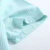 (Paris Mint, Stripe) Mens Short Sleeve Oxford Shirt Plain or Stripe, Classic Fit, Button Down Collar & Pocket. Holiday Apparel Leisure Shirts - Thumbnail Image 7