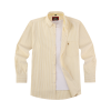 Mellow Lemon - Mens Long Sleeve Stripe Oxford Shirt. The Kensington Button Down Collar & Pocket. Authentic Oxford Fabric (Copy) - Thumbnail Image 5