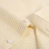 Mellow Lemon - Mens Long Sleeve Stripe Oxford Shirt. The Kensington Button Down Collar & Pocket. Authentic Oxford Fabric (Copy) - Thumbnail Image 9