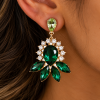 Necklace & Earrings Jewellery Set, Flower Pendant.Swarovski Crystal Elements - Thumbnail Image 2