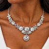 Butterfly Jewellery Necklace & Earrings, Swarovksi Crystal Elements, Gift for Her - Thumbnail Image 17