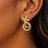 Butterfly Jewellery Necklace & Earrings, Swarovksi Crystal Elements, Gift for Her - Thumbnail Image 2