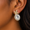 Butterfly Jewellery Necklace & Earrings, Swarovksi Crystal Elements, Gift for Her - Thumbnail Image 13
