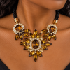 Necklace & Earrings Jewellery Set, Flower Pendant.Swarovski Crystal Elements - Thumbnail Image 15