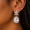 Butterfly Jewellery Necklace & Earrings, Swarovksi Crystal Elements, Gift for Her - Thumbnail Image 18