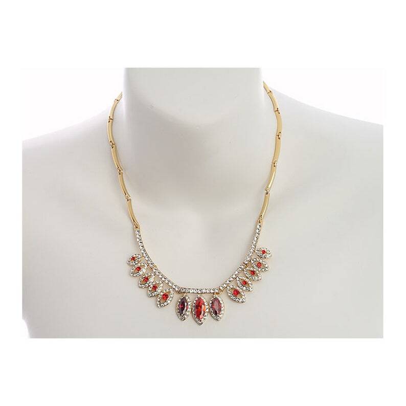 Crystal Jewellery Set, 14K Gold /Silver Rhodium Plated Swarovski Crystal Elements - Image 14