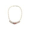 Crystal Jewellery Set, 14K Gold /Silver Rhodium Plated Swarovski Crystal Elements - Thumbnail Image 15