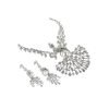 Peacock Jewellery Set, Pendant Necklace, Drop Earrings.Swarovski Crystal Elements - Thumbnail Image 11