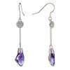 Pendant Jewellery Set, Tear Drop Cut Swarovksi Crystal Elements, 14K Gold Plate - Thumbnail Image 8