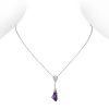 Pendant Jewellery Set, Tear Drop Cut Swarovksi Crystal Elements, 14K Gold Plate - Thumbnail Image 9